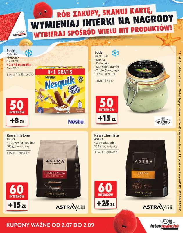 Intermarche - gazetka promocyjna Katalog nagród Lato od czwartku 02.07 do środy 02.09 - strona 19