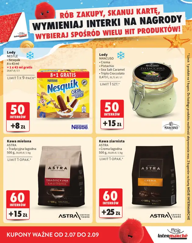 Intermarche - gazetka promocyjna Katalog nagród Lato od czwartku 02.07 do środy 02.09 - strona 19