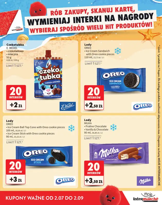Intermarche - gazetka promocyjna Katalog nagród Lato od czwartku 02.07 do środy 02.09 - strona 7
