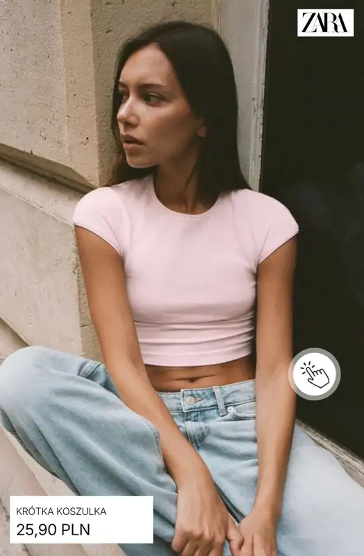 Zara - gazetka promocyjna Koszulki damskie od wtorku 30.06  - strona 6