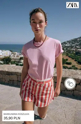 Zara - gazetka promocyjna Koszulki damskie od wtorku 30.06  - strona 11