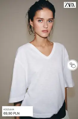 Zara - gazetka promocyjna Koszulki damskie od wtorku 30.06  - strona 3