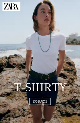 Zara - gazetka promocyjna Koszulki damskie od wtorku 30.06 