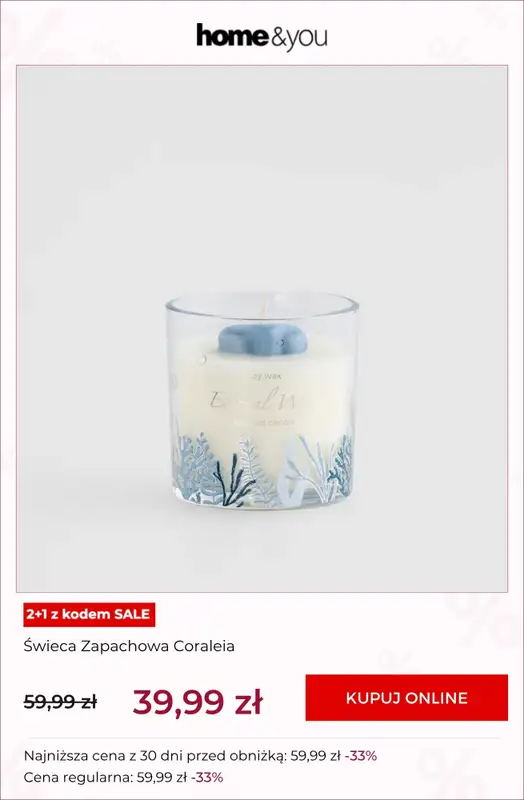 home&you - gazetka promocyjna 2+1 za grosz SALE od wtorku 30.06 do czwartku 02.07 - strona 10