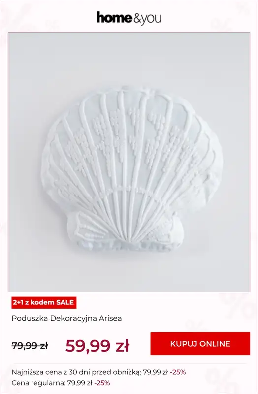 home&you - gazetka promocyjna 2+1 za grosz SALE od wtorku 30.06 do czwartku 02.07 - strona 8