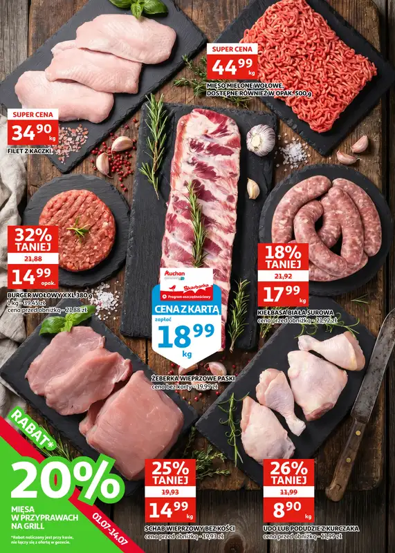 Auchan - gazetka promocyjna Gazetka Zielona Góra I Promocje gorące jak lato! od środy 01.07 do wtorku 14.07 - strona 4