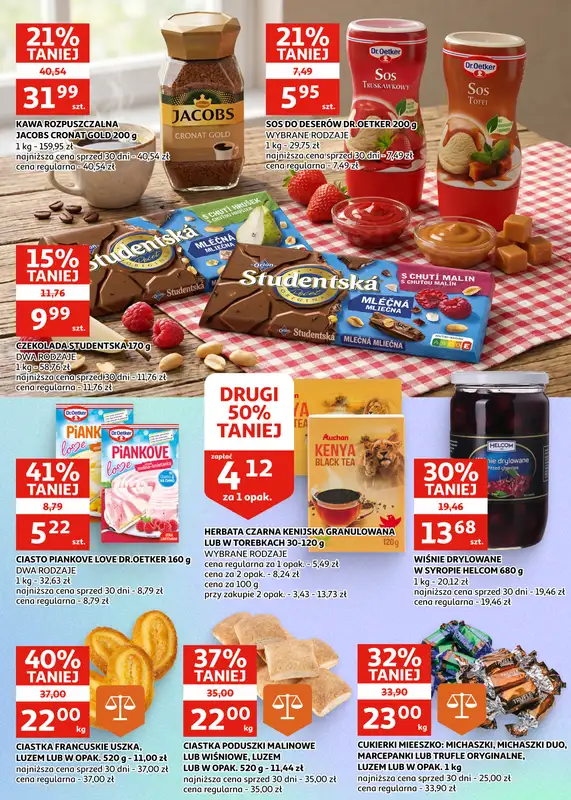 Auchan - gazetka promocyjna Gazetka Zielona Góra I Promocje gorące jak lato! od środy 01.07 do wtorku 14.07 - strona 14