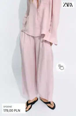 Zara - gazetka promocyjna Lniane spodnie od czwartku 02.07  - strona 8