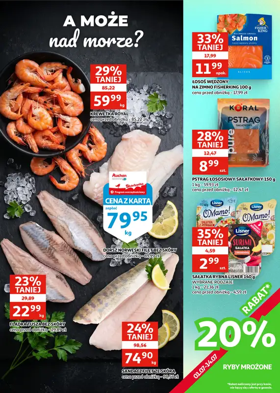 Auchan - gazetka promocyjna Gazetka Racibórz I Promocje gorące jak lato! od środy 01.07 do wtorku 14.07 - strona 7