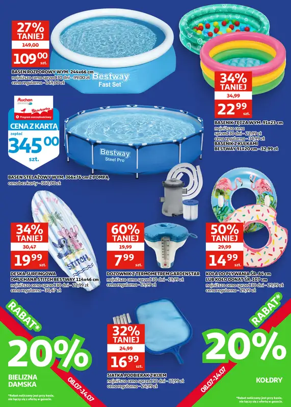 Auchan - gazetka promocyjna Gazetka Racibórz I Promocje gorące jak lato! od środy 01.07 do wtorku 14.07 - strona 23