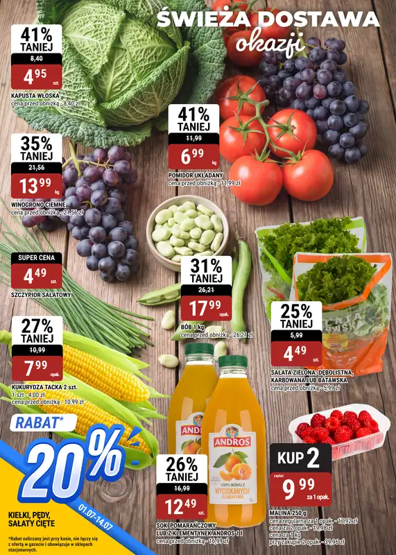 bi1 - gazetka promocyjna Gazetka Czeladź I Promocje gorące jak lato! od środy 01.07 do wtorku 14.07 - strona 2