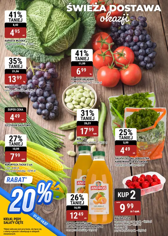 bi1 - gazetka promocyjna Gazetka Szczecin I Promocje gorące jak lato! od środy 01.07 do wtorku 14.07 - strona 2