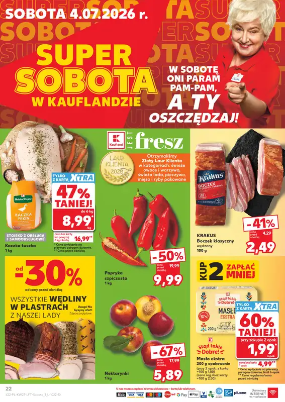 Kaufland - gazetka promocyjna Gazetka Tygodnia od czwartku 02.07 do środy 08.07 - strona 22