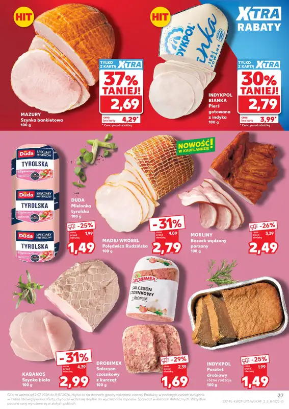 Kaufland - gazetka promocyjna Gazetka Tygodnia od czwartku 02.07 do środy 08.07 - strona 27