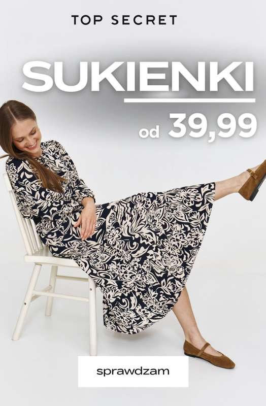 Top Secret - gazetka promocyjna Sukienki na lato już od 39,99 zł od wtorku 30.06 do czwartku 09.07