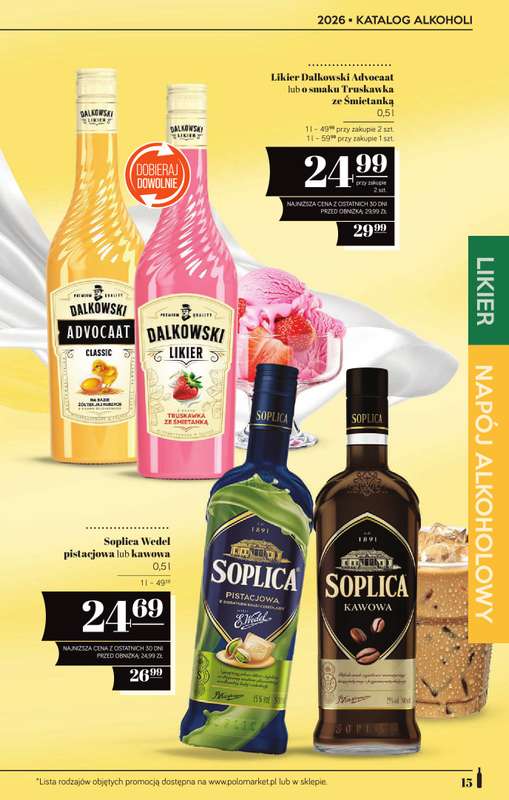 POLOmarket - gazetka promocyjna Katalog alkoholi  do środy 15.07 - strona 15
