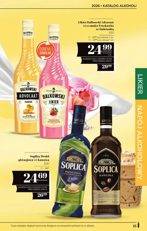 POLOmarket - gazetka promocyjna Katalog alkoholi  do środy 15.07 - strona 15