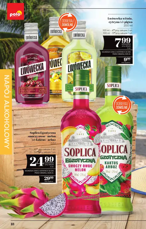 POLOmarket - gazetka promocyjna Katalog alkoholi  do środy 15.07 - strona 18