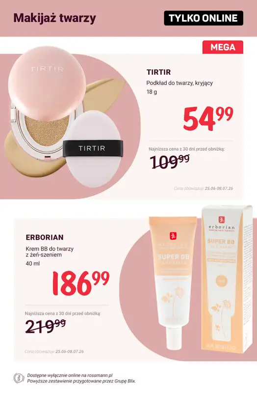 Rossmann - gazetka promocyjna Promocje TYLKO ONLINE! od wtorku 30.06 do środy 08.07 - strona 3