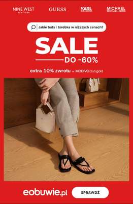 eobuwie.pl - gazetka promocyjna Sale do -60% jeszcze niższe ceny! od wtorku 30.06 do środy 15.07