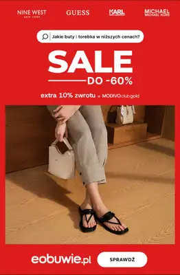 eobuwie.pl - gazetka promocyjna Sale do -60% jeszcze niższe ceny! od wtorku 30.06 do środy 15.07