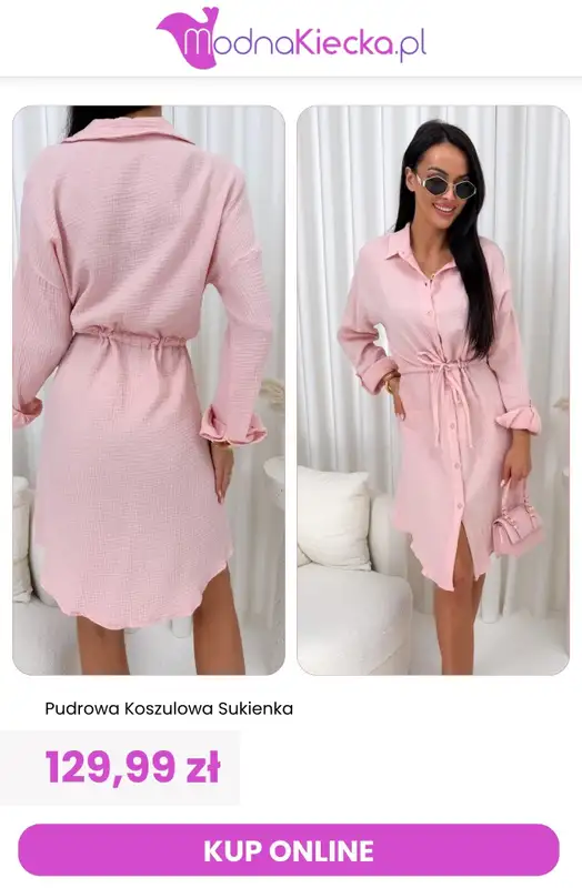 Modna Kiecka - gazetka promocyjna Sukienki koszulowe od wtorku 30.06  - strona 2