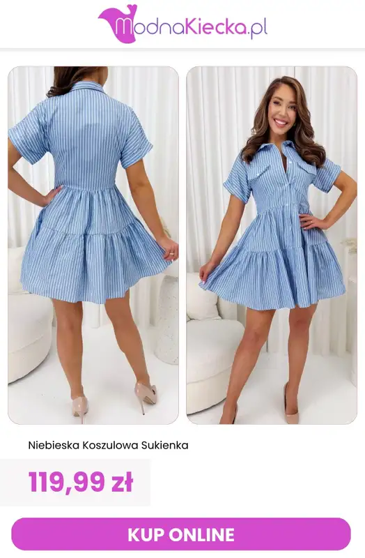 Modna Kiecka - gazetka promocyjna Sukienki koszulowe od wtorku 30.06  - strona 4