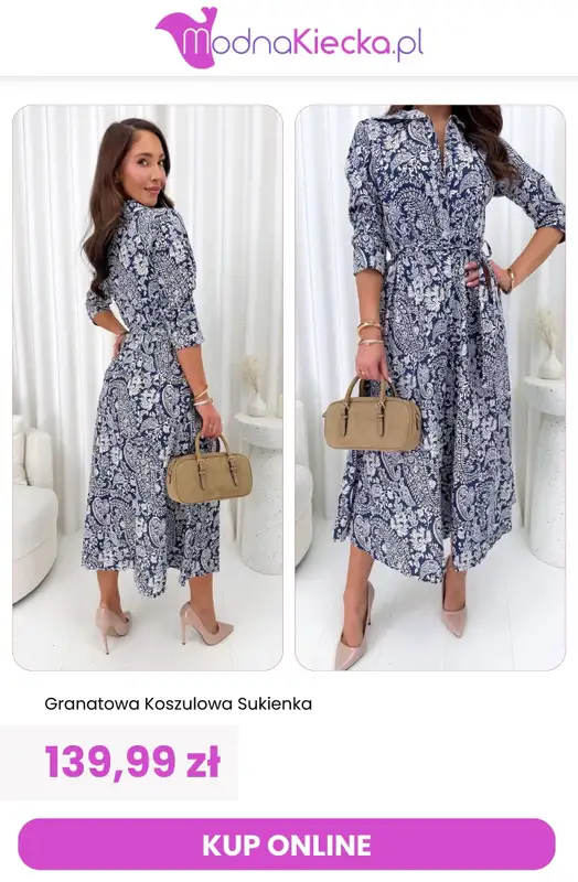 Modna Kiecka - gazetka promocyjna Sukienki koszulowe od wtorku 30.06  - strona 11