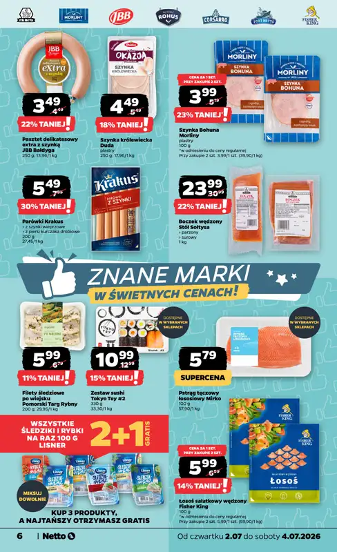 Netto - gazetka promocyjna Gazetka Spożywcza od czwartku 02.07 do soboty 04.07 - strona 6