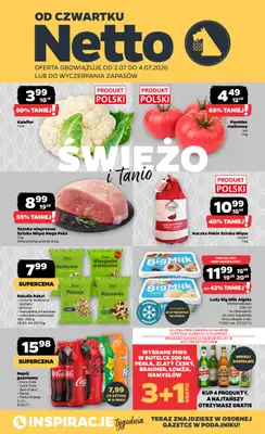 Netto - gazetka promocyjna Gazetka Spożywcza od czwartku 02.07 do soboty 04.07
