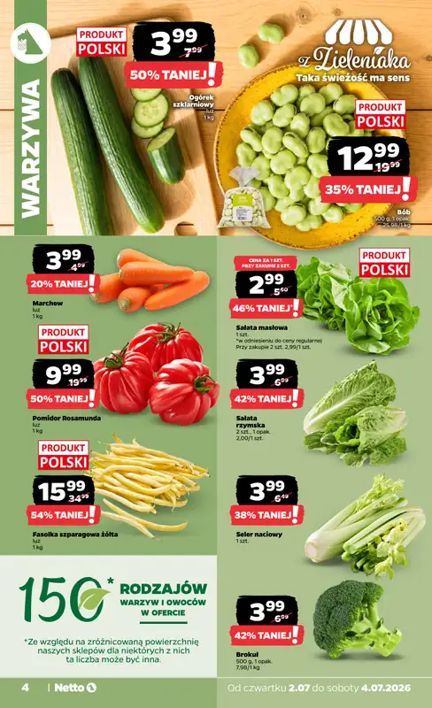 Netto - gazetka promocyjna Gazetka Spożywcza od czwartku 02.07 do soboty 04.07 - strona 4