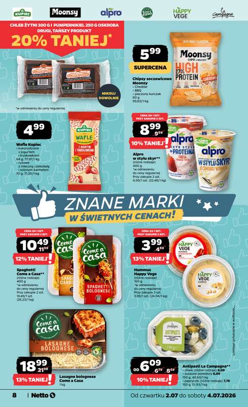 Netto - gazetka promocyjna Gazetka Spożywcza od czwartku 02.07 do soboty 04.07 - strona 8