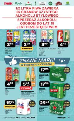 Netto - gazetka promocyjna Gazetka Spożywcza od czwartku 02.07 do soboty 04.07 - strona 13