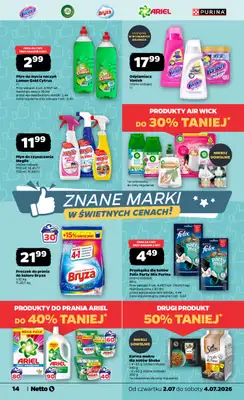 Netto - gazetka promocyjna Gazetka Spożywcza od czwartku 02.07 do soboty 04.07 - strona 14