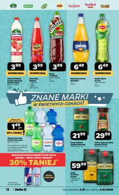 Netto - gazetka promocyjna Gazetka Spożywcza od czwartku 02.07 do soboty 04.07 - strona 12