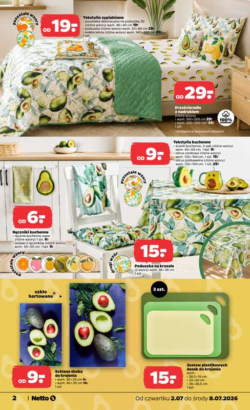 Netto - gazetka promocyjna Inspiracje tygodnia Awokado  do środy 08.07 - strona 2