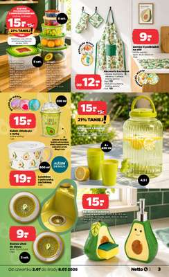 Netto - gazetka promocyjna Inspiracje tygodnia Awokado  do środy 08.07 - strona 3