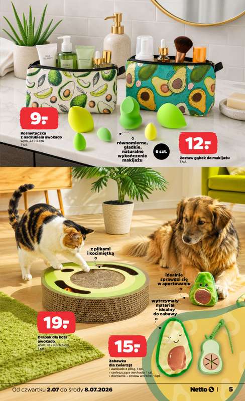 Netto - gazetka promocyjna Inspiracje tygodnia Awokado  do środy 08.07 - strona 5