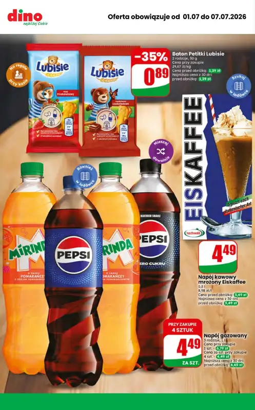 Dino - gazetka promocyjna Najlepsze promocje! od środy 01.07 do wtorku 07.07 - strona 7