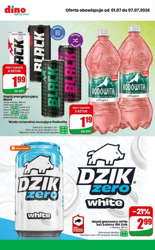 Dino - gazetka promocyjna Najlepsze promocje! od środy 01.07 do wtorku 07.07 - strona 9