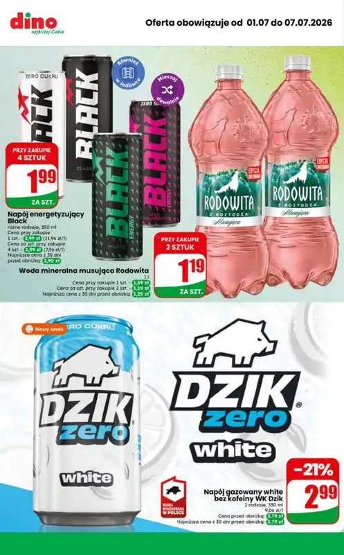 Dino - gazetka promocyjna Najlepsze promocje! od środy 01.07 do wtorku 07.07 - strona 9