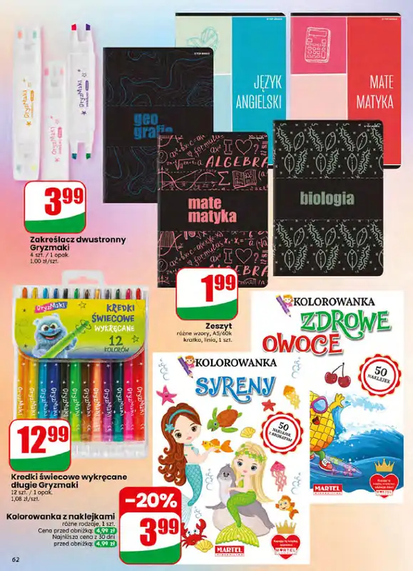 Dino - gazetka promocyjna Gazetka 27 / 2026 od środy 01.07 do wtorku 07.07 - strona 62