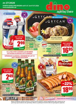 Dino - gazetka promocyjna Gazetka 27 / 2026 od środy 01.07 do wtorku 07.07