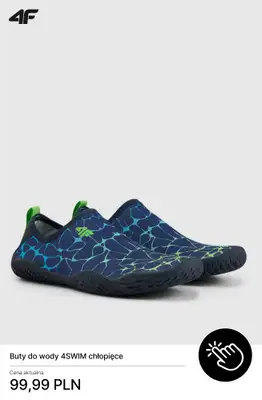 4F - gazetka promocyjna Klapki i buty do wody od wtorku 30.06  - strona 9