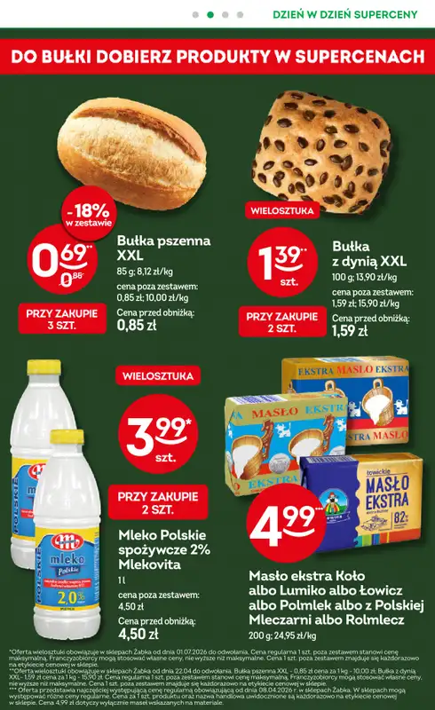 Żabka - gazetka promocyjna Gazetka spożywcza od środy 01.07 do wtorku 14.07 - strona 3