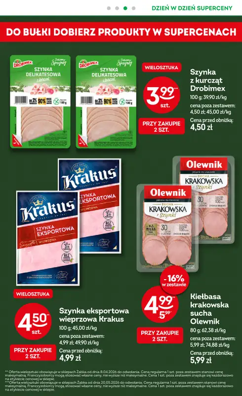 Żabka - gazetka promocyjna Gazetka spożywcza od środy 01.07 do wtorku 14.07 - strona 4