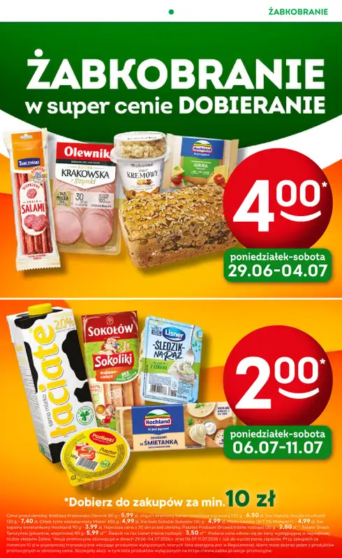 Żabka - gazetka promocyjna Gazetka spożywcza od środy 01.07 do wtorku 14.07 - strona 6