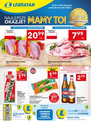 LEWIATAN - gazetka promocyjna Mamy TO w Lewiatanie – Kielce od czwartku 02.07 do niedzieli 12.07