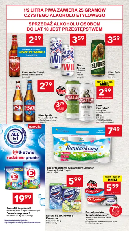LEWIATAN - gazetka promocyjna Mamy TO w Lewiatanie – woj. lubelskie od czwartku 02.07 do środy 08.07 - strona 7