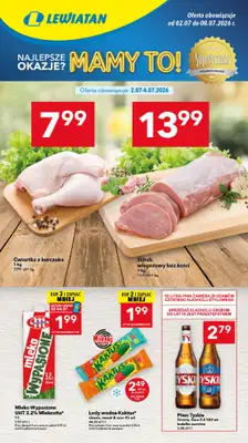 LEWIATAN - gazetka promocyjna Mamy TO w Lewiatanie – Olsztyn od czwartku 02.07 do środy 08.07